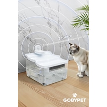 Gobypet Hareket Sensörlü Sessiz Kedi Su Sebili, Sensörlü Kedi Su Pınarı, Kedi Ve Köpek Su Sebili