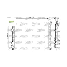 Radyatör Palıo 1.2-albea 1.6 Ac Klimasız Mek 530x379x22 Valeo 46815887/ 46819261/ 46833511