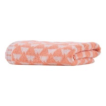 Doqu Home Jungle Muse Piramid Yüz Havlusu Standart - Mercan Pembe