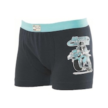 10 Lu Paket Anıt Baskılı Erkek Çocuk Likralı Boxer 4783