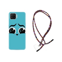 Oppo A73 Kılıf Rasta Boyun Askılı Üzgün 1853