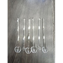 Drhn El Yapımı Cam Çay Kaşığı Sade 12 Adet