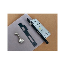 Özen Handles Mat Siyah İç Kapı Gömme Wc Banyo Kilit 40/90/23 Kare 40 Mm 1 Adet