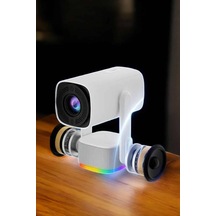 Şarjlı - 114 - Projeksiyon Oyun Sinema Projektörü 4k Hd - Shopgpt - Görüntü Kaliteli