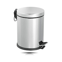 5litre krom pedallı çöp kova