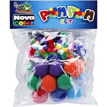 Nova Color Pon Pon 3 Boy Toplam 85 Adet