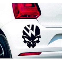 Volkswagen Kurukafa Kuru Kafa Sticker Siyah Renk 18cm