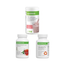 Herbalife Shake Ahududulu Ve Beyaz Çikolatalı Thermo Complete Klasik Çay 100 Gr Birer Adet