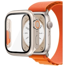 Microsonic iOS Uyumlu Watch Series 1 38mm Kılıf iOS Uyumlu Watch Ultra Dönüştürücü Ekran Koruyucu Kasa Yıldız Işığı