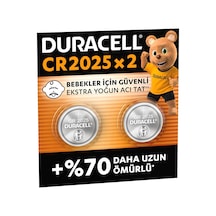 Cr 2025 Lityum Düğme Pil 2 Li Paket 3v Cr2025