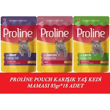 Proline Pouch Karışık Yaş Kedi Mama 18 X 85 Gr