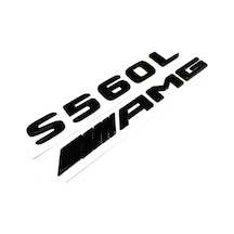 S 560l Ve Amg Piano Black Bagaj Yazısı Seti 2'li 3m 3d Abs