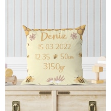 BK Gift Yeni Doğan Bebek Doğum Panosu Yastık - Model 6