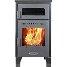 Jupiter Fırınlı Pelet&odun Sobası Kuru Sistem Çam Peleti 10kw.
