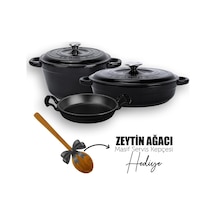 Lava Döküm 3x New Heritage Serisi Döküm Demir Tencere Tava Seti 001