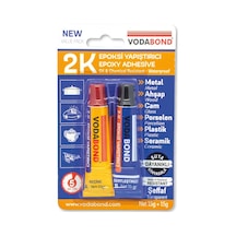 Vodabond 2K Rapid Epoksi Yapıştırıcı Şeffaf 15g+15g