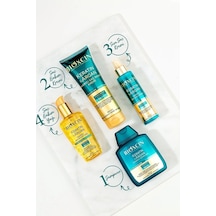 Keratin & Argan Onarıcı Şampuan 300ml + Keratin Argan Saç Bakım Yağı + Saç Kremi+onarıcı Sıvıyağ