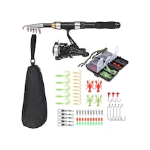 Didadodo Teleskopik Olta Seti: 1.5m Kamış, Makara, Yemler Ve Çanta Dahil Profesyonel Av Malzemeleri, Profesyonel Kalite