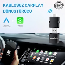 Embatech 2in1 Kablosuz Android Auto Ve Carplay Adaptörü Emt-006