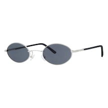 Unisex Koyu Gri Cam Polarize Oval Güneş Gözlüğü 6005 Yeşil - Turuncu 79835142