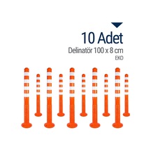Delinatör 100 x 8 CM Eko 10 Adet. Esnek Duba