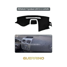Renault Symbol 2012+ Uzun Torpido Koruma Halısı Gri Kenar