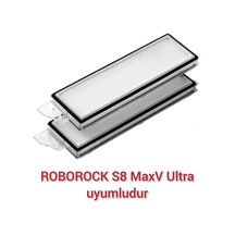 Roborock Uyumlu S8 Maxv Ultra Uyumlu 2 Adet Hepa Filtre