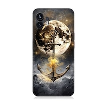 Nothing Phone 2 Ay Ve Çapa Desenli Silikon Kılıf