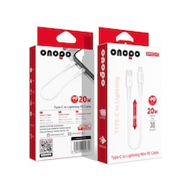 Type-c To Lightning Mini Pd 20w Hızlı Şarj Ve Data Kablosu 30cm