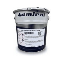 Admiral Pelet Soba Boyası Metalik Siyah 15 Kg