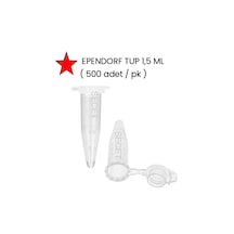 Ependorf Tüp 1,5 Ml, Non Steril 500 Adet / Pk