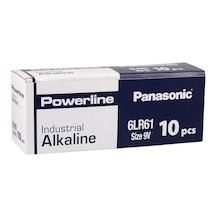 Panasonic 6LR61AD/10BB Industrial Alkalin 9V Pil 10'lu