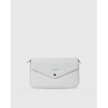 David Jones Kadın Zarf Kapaklı Portföy Omuz Çantası Cm6120-6 Krem
