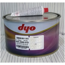 Dyo 2500 Polyester Macun Sarı 2.7 Kg 4 Adet Celik Macun 1Koli