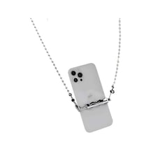 Noktaks - Cep Telefonu İp03 Cep Telefonu Boyun Askısı Metal Zincir T24350
