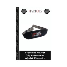 Premium Kuvvet Güç Antrenman Ağırlık Kemeri L