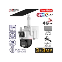 Dahua Ipc-pts2649c-3e3z-4gb20 3+3mp Ir 4g Wızcolor Solar Güneş Enerji Destekli Ip Pt Kamera
