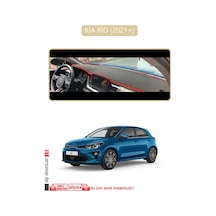Kia Rio 2021+torpido Koruma Halısı Bej Kenar