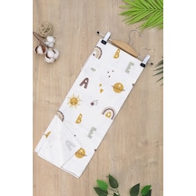 Kız Erkek Bebek Unisex Pazen Kundak Battaniye Stl6914 Ekru