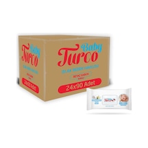 Baby Turco Beyaz Sabun Kokulu Islak Havlu 24x90 Lı-63 24'lü Set