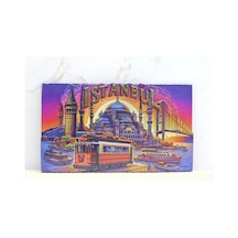 Ahşap İstanbul Temalı Magnet Alk4359