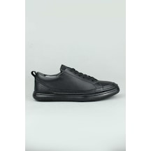 Punto 692177 Bağcıklı Sneaker Erkek-10656-siyah