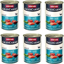 Animonda Gran Carno Sığır Ve Ispanaklı Köpek Konserve 400 G X 6 Adet