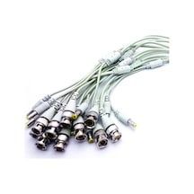 Powergate Pg-001, Vidalı Bnc + Power Jack, 10 Lu Paket