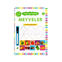 +4 Yaş Çizgi Çizgi Etkinlik Meyveler Kukla Yayınları