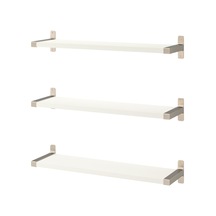 Ikea Bergshult/granhult Duvar Rafı Kombinasyonu 80x20 Cm Beyaz - Gümüş