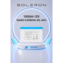 Soleron 100ah 12v Nano Karbon Jel Akü