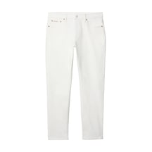 Calvin Klein Classıc Taper Chalk, Asn, 32, 34 Beyaz Erkek Kot Pantolon