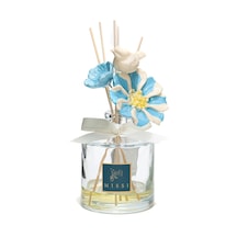 Crystal Bloom Collection Azure-parlak Sırlı Seramik Çiçekli Oda Kokusu-vanilya Sandal