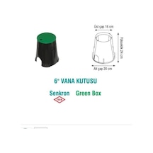 6″ Yuvarlak Vana Kutusu